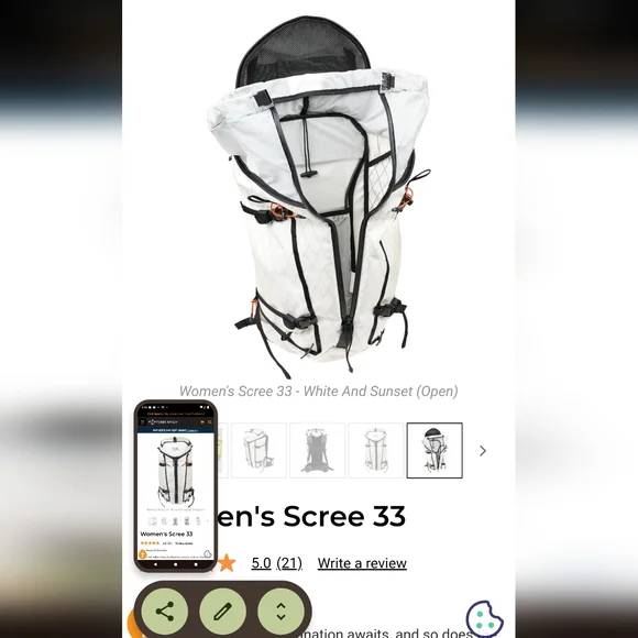 Mystery Ranch Scree 33 - Series 7000 Backpack - Picture 11 of 13